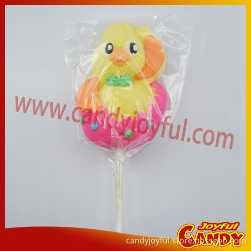 Easter cute rabbits marshmallow lollipop candy